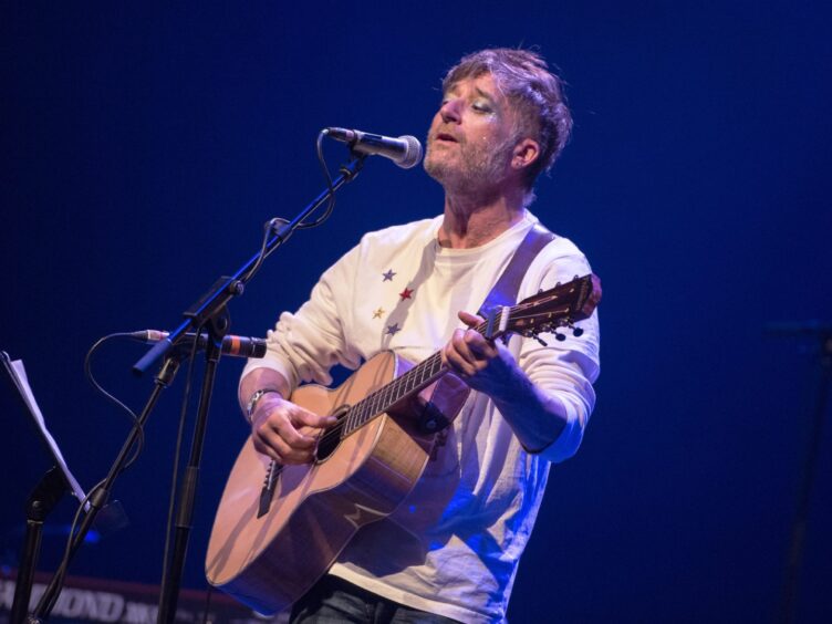 King Creosote performs at the Barbican on January 22, 2017 in London.