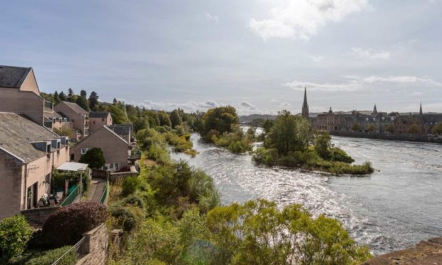 The house is on the banks of the River Tay. Image: Premier Properties Perth