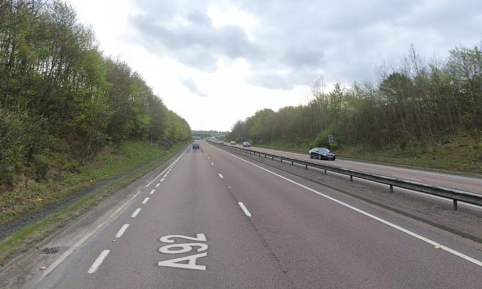 25minute delays on A92 CowdenbeathLochgelly due to roadworks