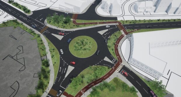 A Place for Everyone will transform the A92 running through Arbroath. Image: Angus Council