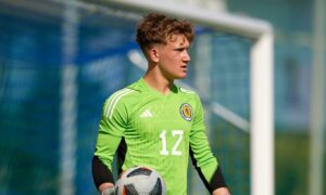 Dundee youth goalkeeper Ally Graham