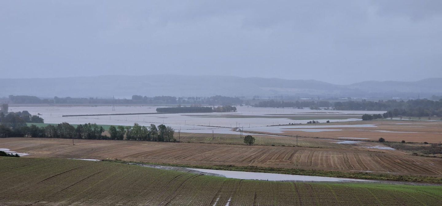 Alyth flooded fields