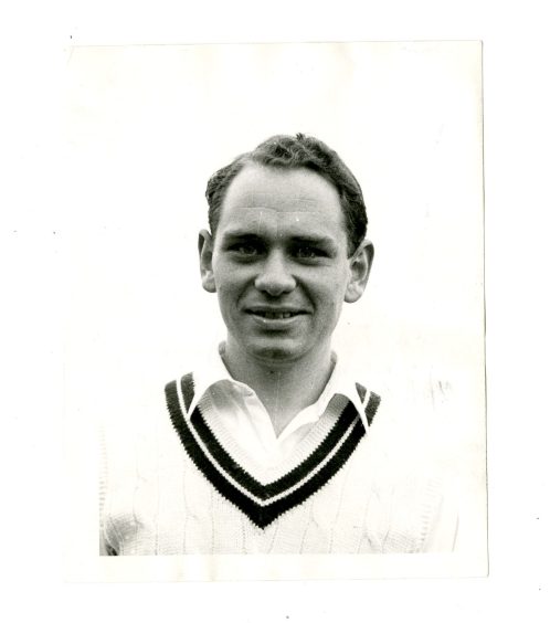 Forfarshire wicket-keeper Alec Steele pictured in 1965. 