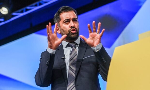 First Minister Humza Yousaf.
Image: Darrell Benns/DC Thomson.