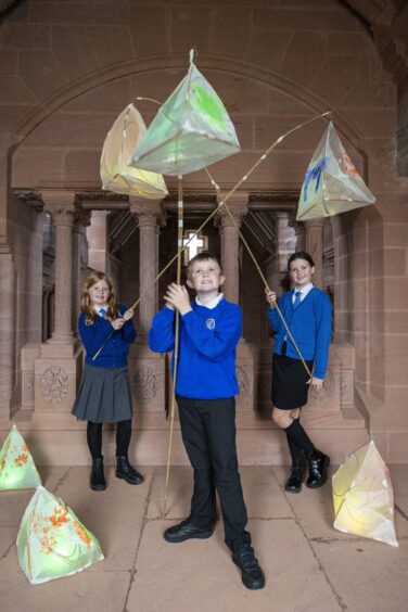 Arbroath Allan Fraser memorial chapel lantern parade.