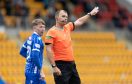 Referee Graham Grainger was centre stage as St Johnstone drew with Livingston. Image: SNS