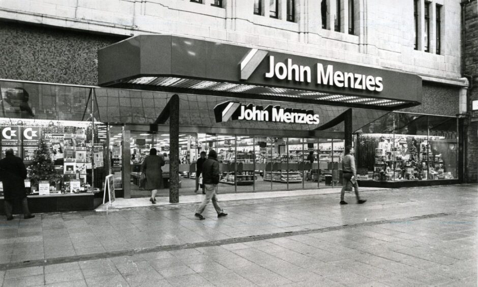 The John Menzies Murraygate store in Dundee in 1985.