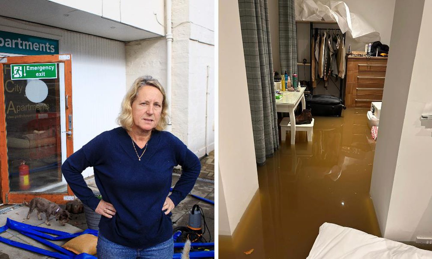 Perth Airbnb owner Sarah Swan, whose flat was destroyed by flooding.