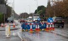Roadworks on Arbroath Road, near Craigie Avenue, have been causing delays. Image: Kim Cessford/DC Thomson