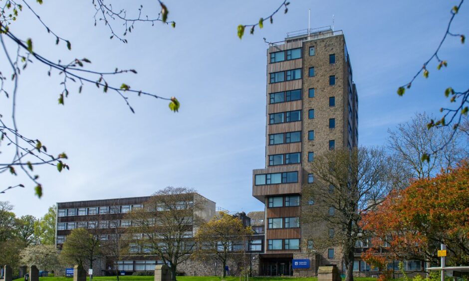 Vandalism Tower Building Dundee University
