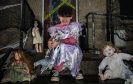Do your children look as spooky as Kenzie Phillips, pictured outside her Dundee home last Halloween? Image: Kim Cessford/DC Thomson.