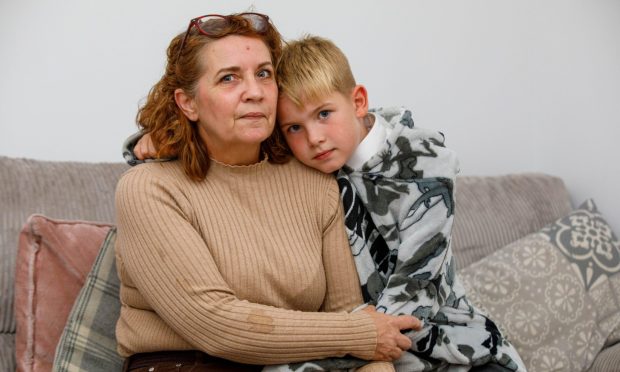 Sharon Murdoch says her grandson, Lyall, has been waiting nearly a year for ADHD and autism medication. Image: Kenny Smith/DC Thomson