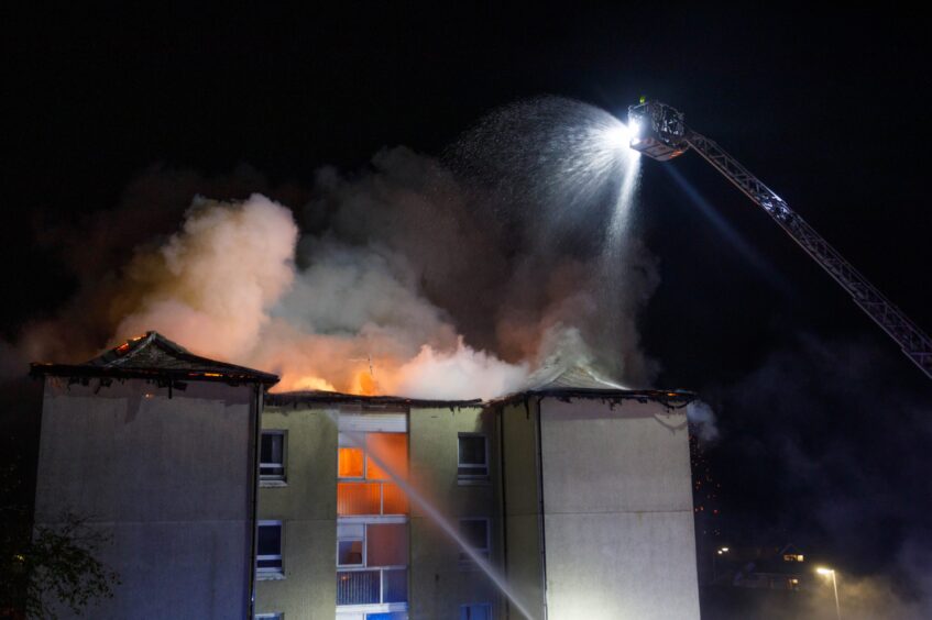 Francis Street, Lochgelly fire