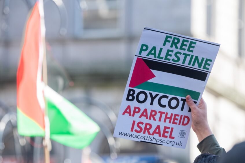 Scotland Palestine protests