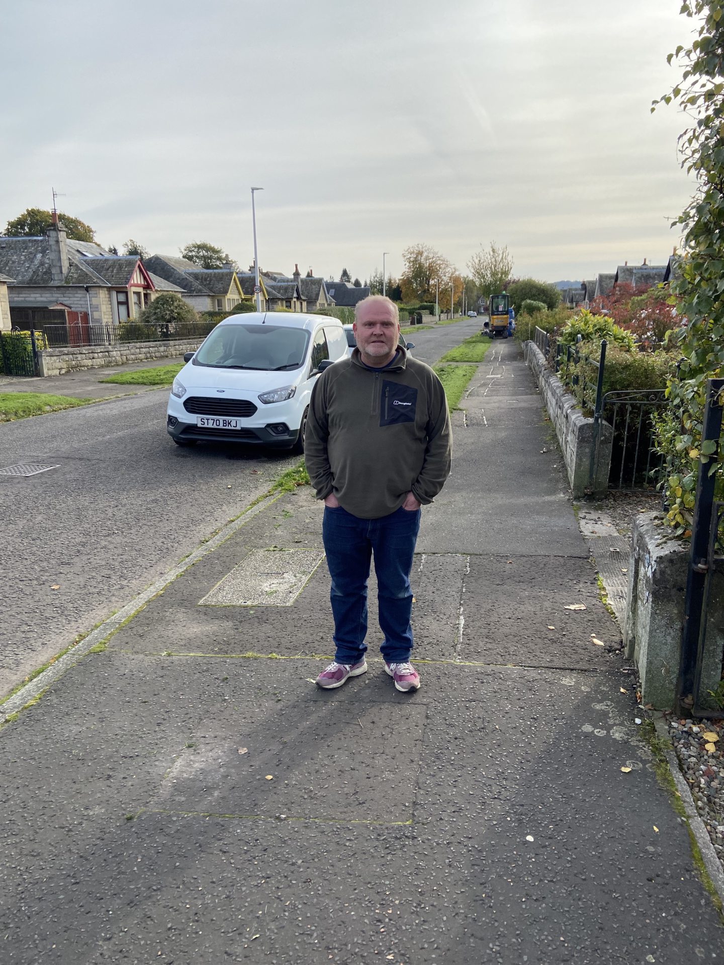 Justin Blyth, who lives on Muirton Bank