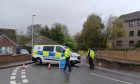 River Street in Brechin is still closed. Image: Lindsey Hamilton/DC Thomson