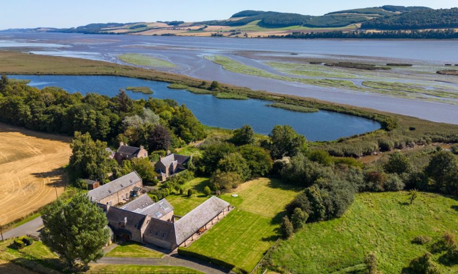 Old Mill House is just yards from the banks of the Tay.