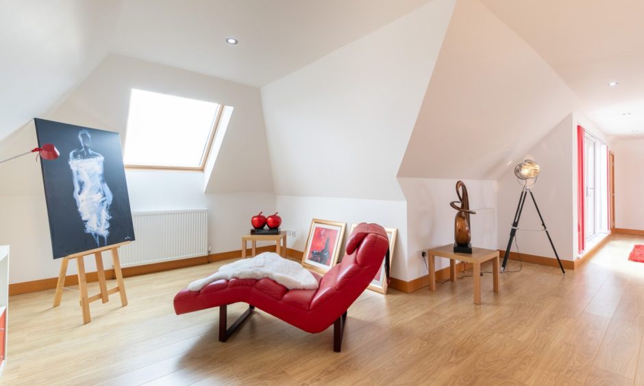 The top floor of Park View House in Kirkcaldy is a public room.