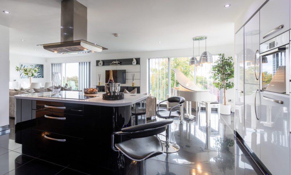 The kitchen area at Park View House in Kirkcaldy.