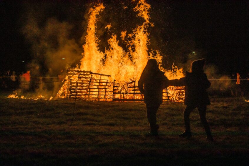 A previous Crieff bonfire night.