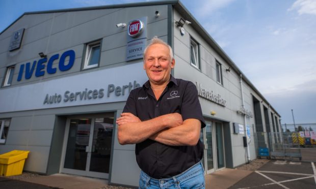 Auto Services Perth director Steve Crozier. Image: Steve MacDougall/DC Thomson