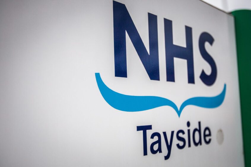 NHS Tayside logo.