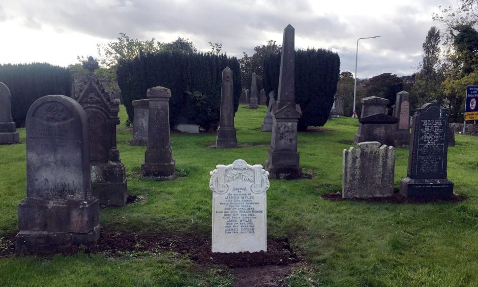 Scoonie Cemetery in Leven has around four years of capacity left.