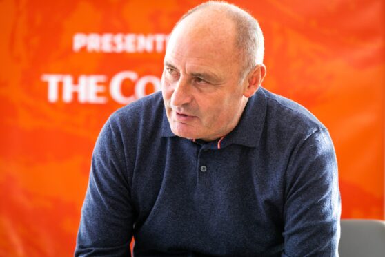 Maurice Malpas was at DC Thomson headquarters on Wednesday. Image: Steve Brown/DC Thomson