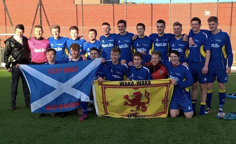 Kurt Herd's Abertay Uni title-winning side of 2016