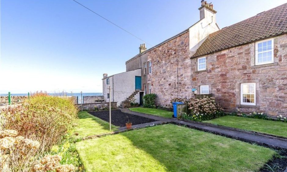 The Fife home with sea views.