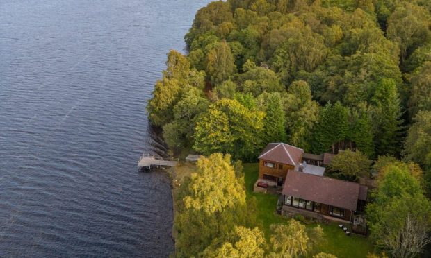 Slievemore sits on the shore of Loch Tummel. Image: Savills.