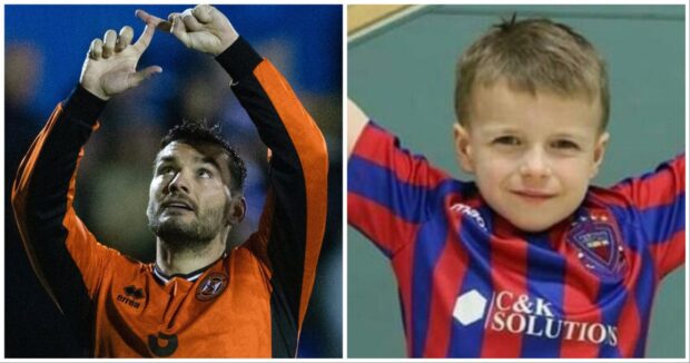 Dundee United striker Tony Watt dedicated his goal at Peterhead to Dundee West player Jack Stewart, 6, who died suddenly in May 2023.