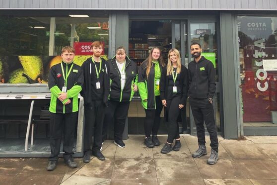 The Asda Express store in Birkhill is the first of its kind in Scotland. Image: Asda