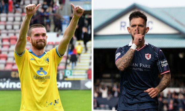 Sam Stanton and Dylan Easton have been two of the standouts for Raith Rovers. Images: Raith Rovers FC and SNS.