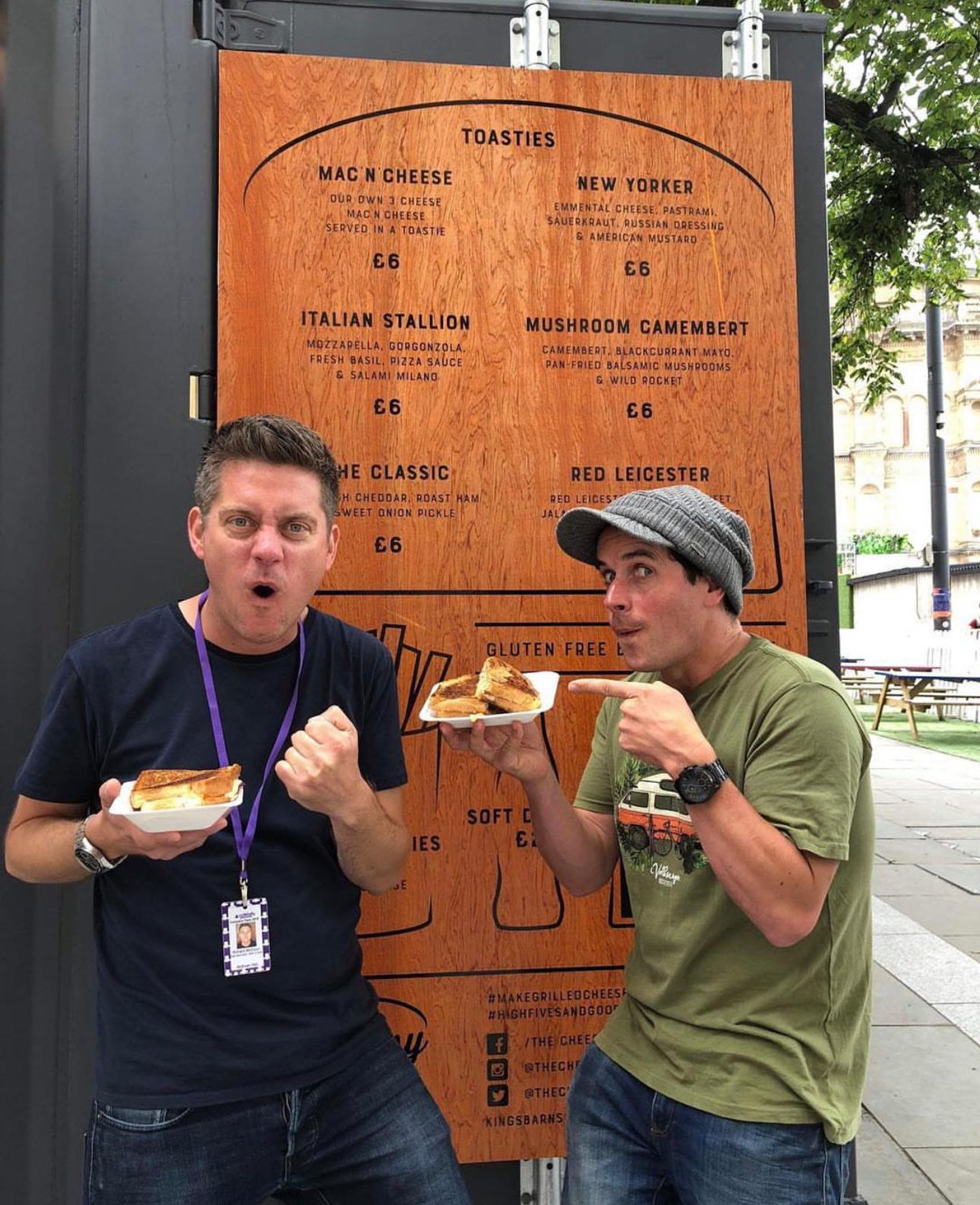 Dick and Dom at the Cheesy Toast Shack