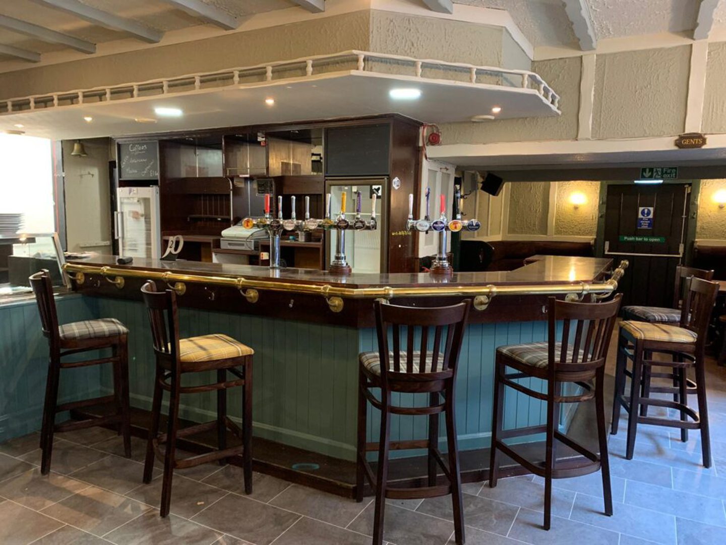 The bar area of Wheatsheaf Inn.