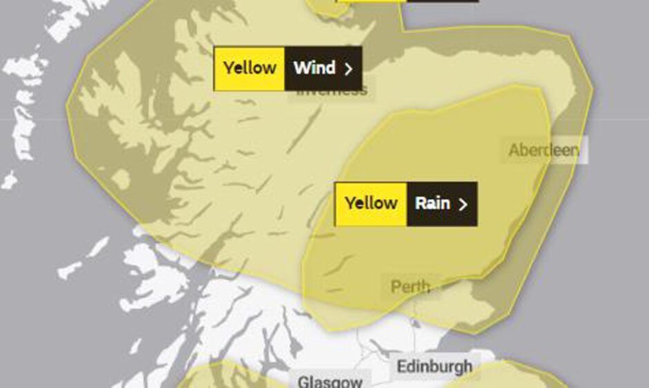 Storm Babet will hit parts of Tayside Fife and Perthshire 