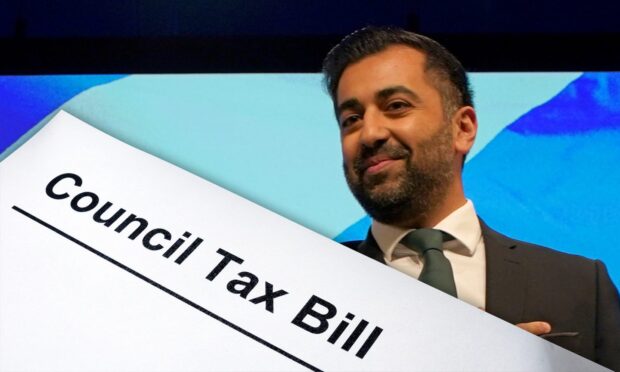 First Minister Humza Yousaf announced a council tax freeze across all Scotland's 32 councils for 2024-25. Image: Mhorvan Park/DC Thomson.