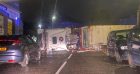 Lorry overturned on the junction of Culloden Road and the A92 Montrose Road, Arbroath.