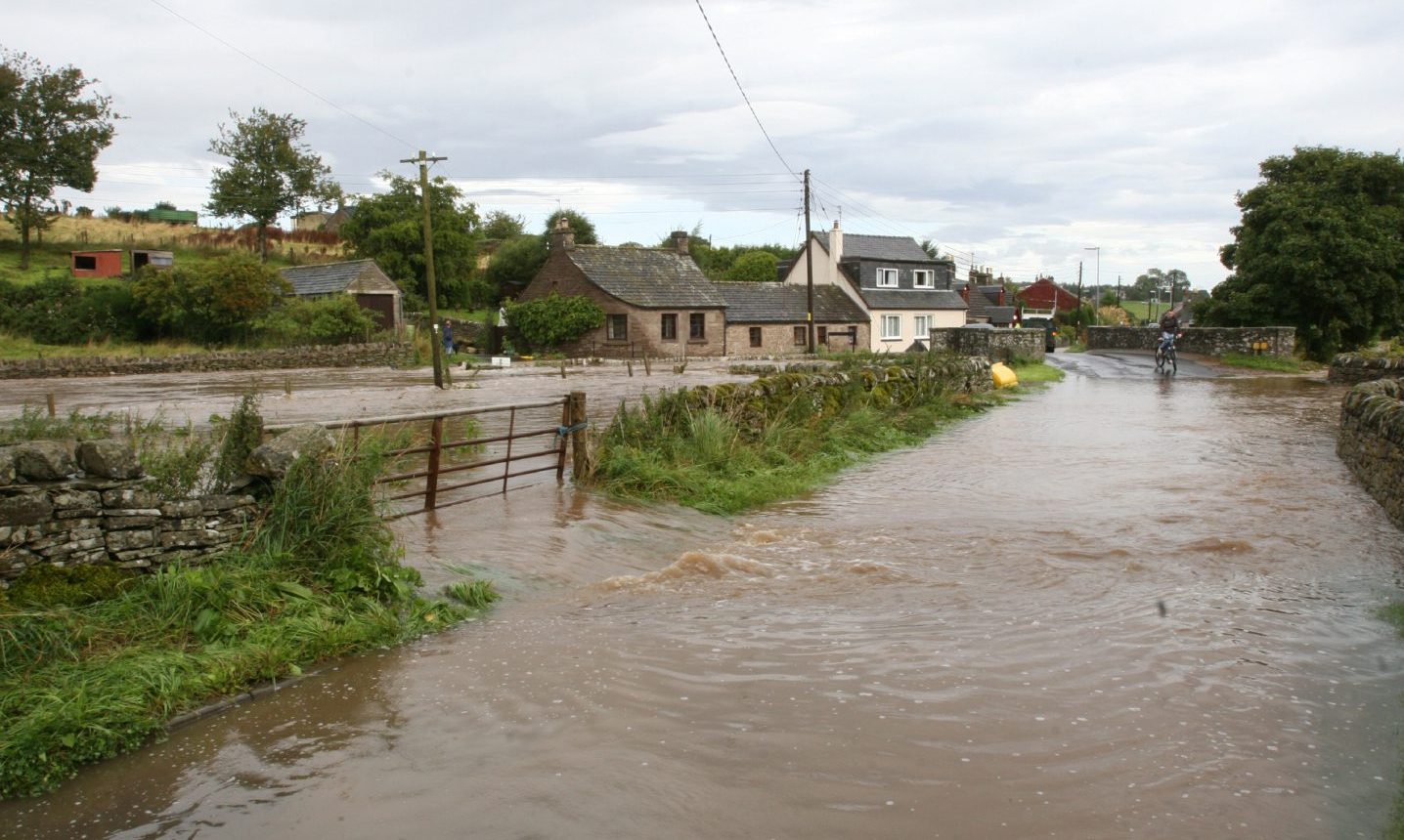 The Den in Letham regularly floods. Image: DC Thomson