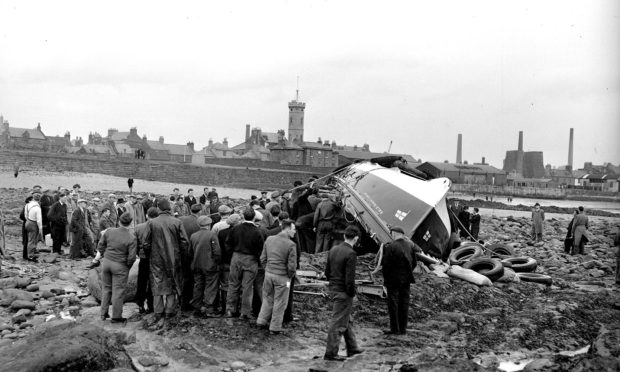 The aftermath of the Robert Lindsay disaster. Image: DC Thomson