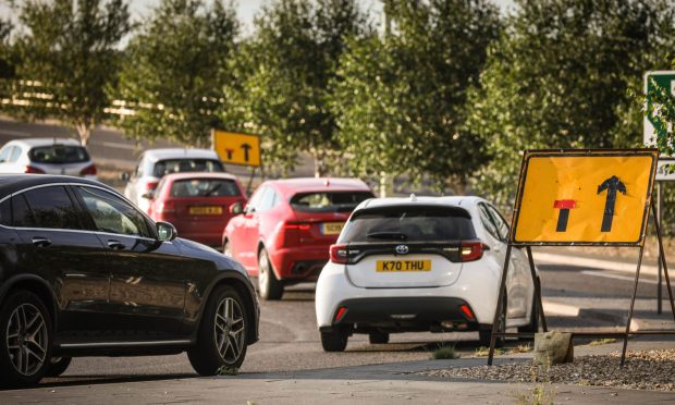 Tay Road Bridge roadworks