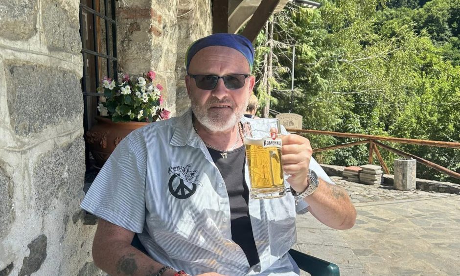 Phil Welsh on holiday in Bulgaria. 