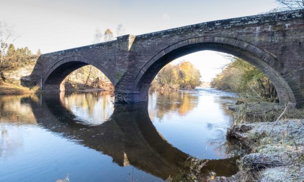 Brechin Bridge carries the A933 over the River South Esk. Image: Paul Reid