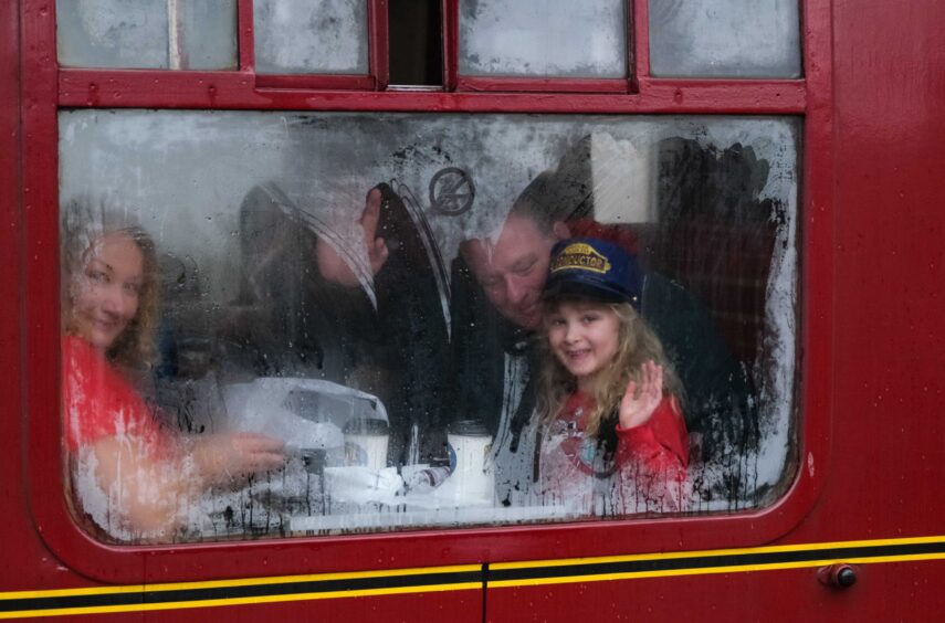 Polar Express at Brechin Caledonian Railway.