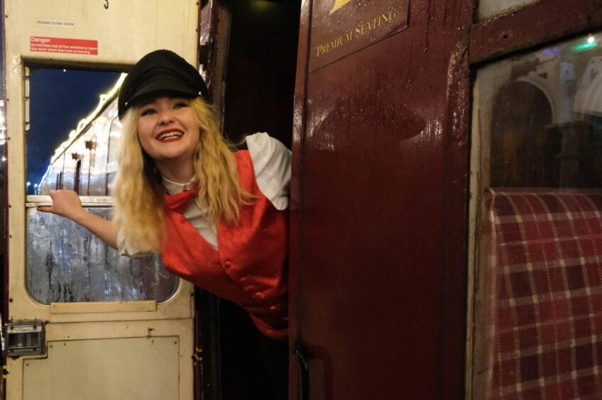 Polar Express at Brechin Caledonian Railway.