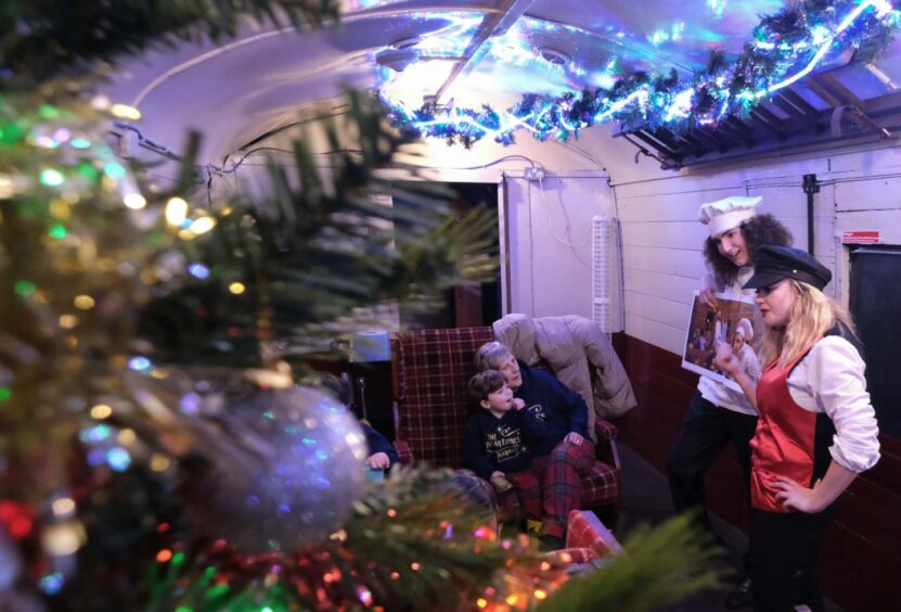 Polar Express at Brechin Caledonian Railway.