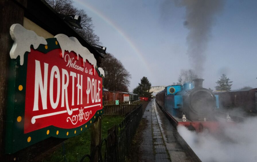 Polar Express at Brechin Caledonian Railway.