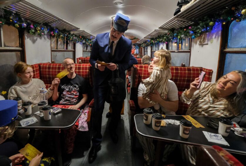 Polar Express at Brechin Caledonian Railway.