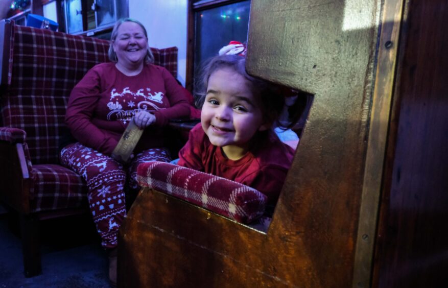 Polar Express at Brechin Caledonian Railway.